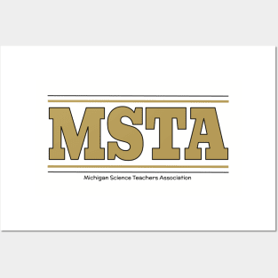 MSTA Old School Rochester Black and Gold Posters and Art